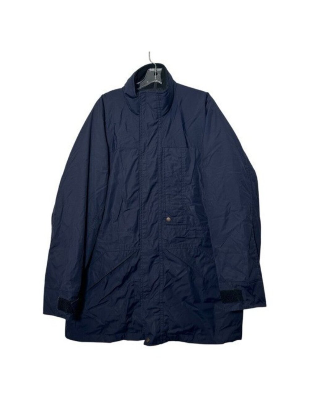 Polo Ralph Lauren Men's L Navy Blue Jacket Coat 90's Vintage Y2K Goose Down Dad
